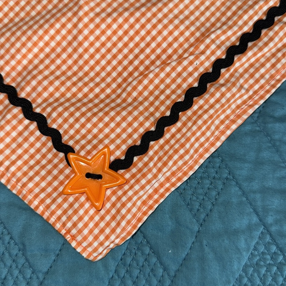 Dog Bandana with Ric Rac - Picture 2 of 4
